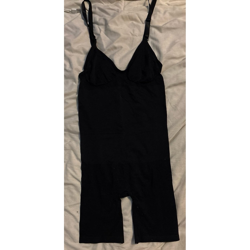 NEW Women's Black‎ Ultra Snatch Tummy/Thighs/Butt Shapewear Suit, S/M